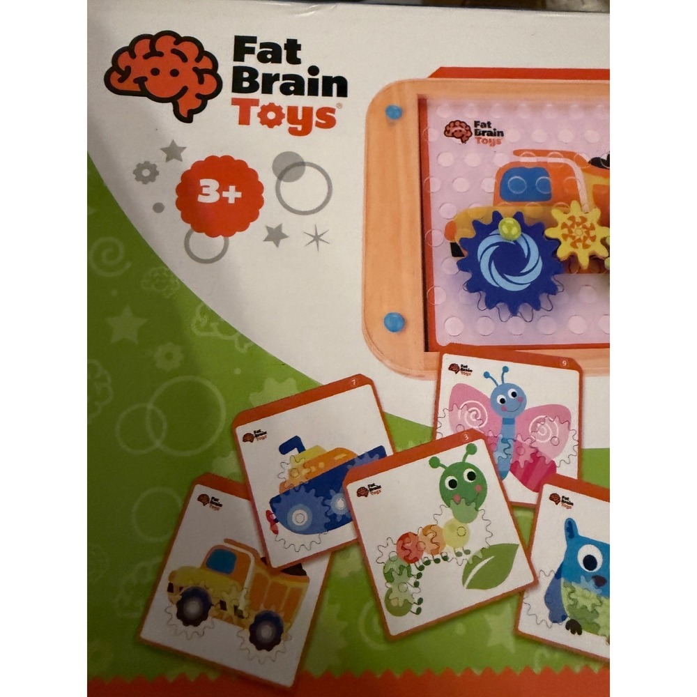 Fat Brain Toys Go Go Gears Kids OS Multicolor Good Educational STEM 14 Piece Set - Picture 2 of 5